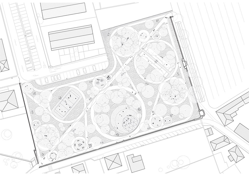 green kilometer new equipped urban park by ghisellini architetti