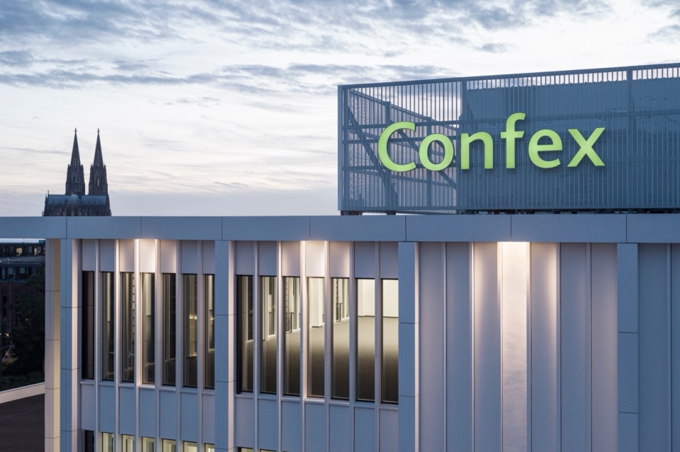 Confex Koelnmesse Cologne Trade Fair by JSWD Architekten