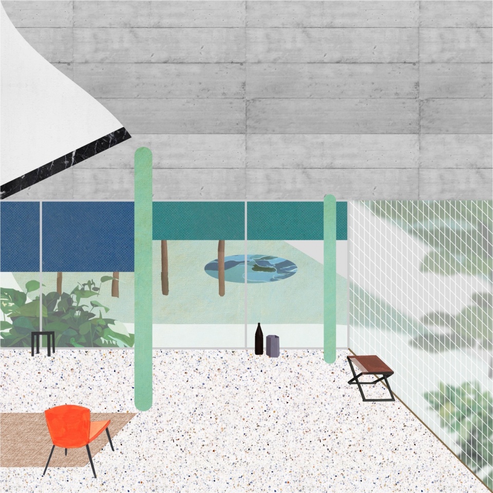 House with an inverted roof by fala