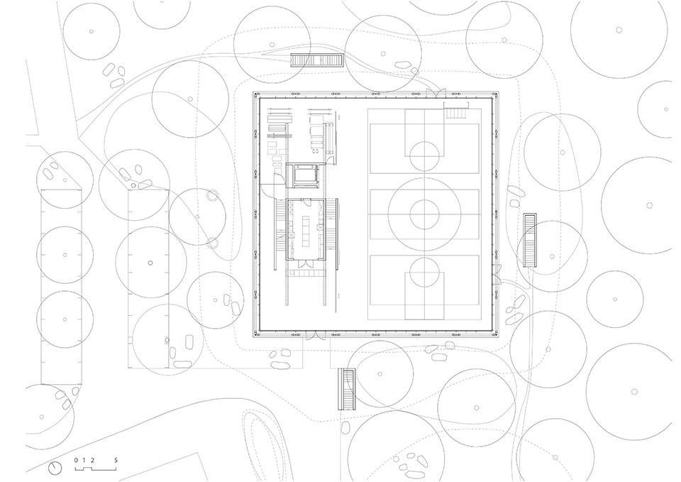 terre di pedemontes sport hall by the dematte fontana studio