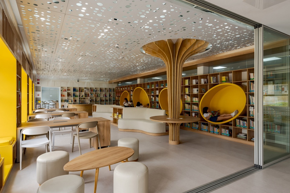 antonio raimondi college library by territorial