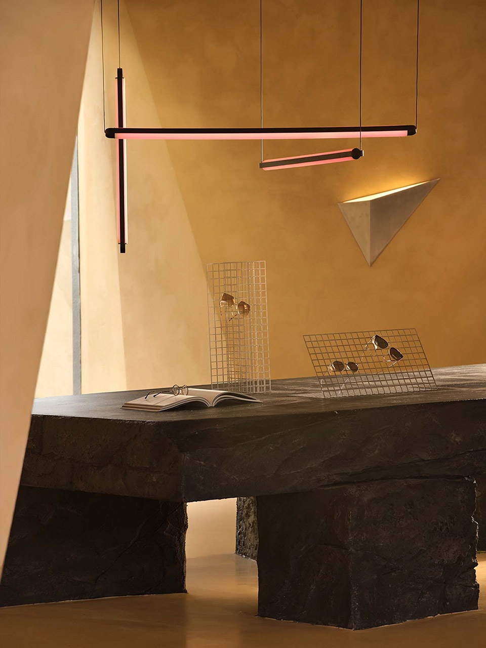 light museum fang eyewear showroom by m d design studio