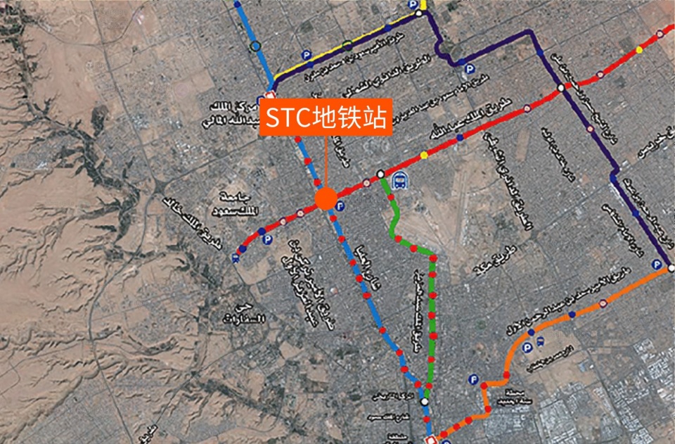 Riyadh STC Metro Hub