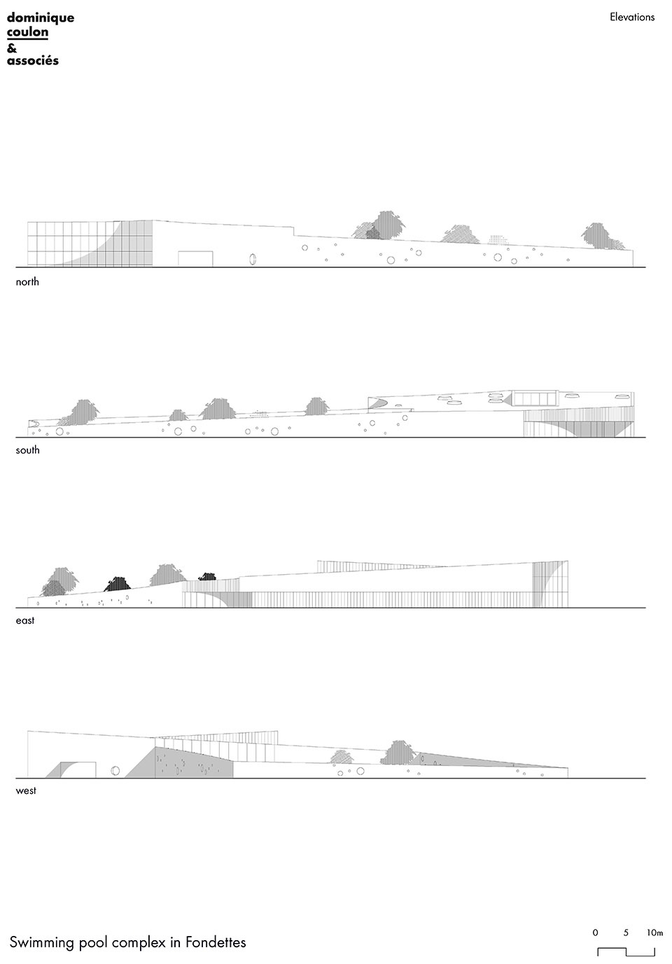swimming pool complex in fondettes by dominique coulon associes