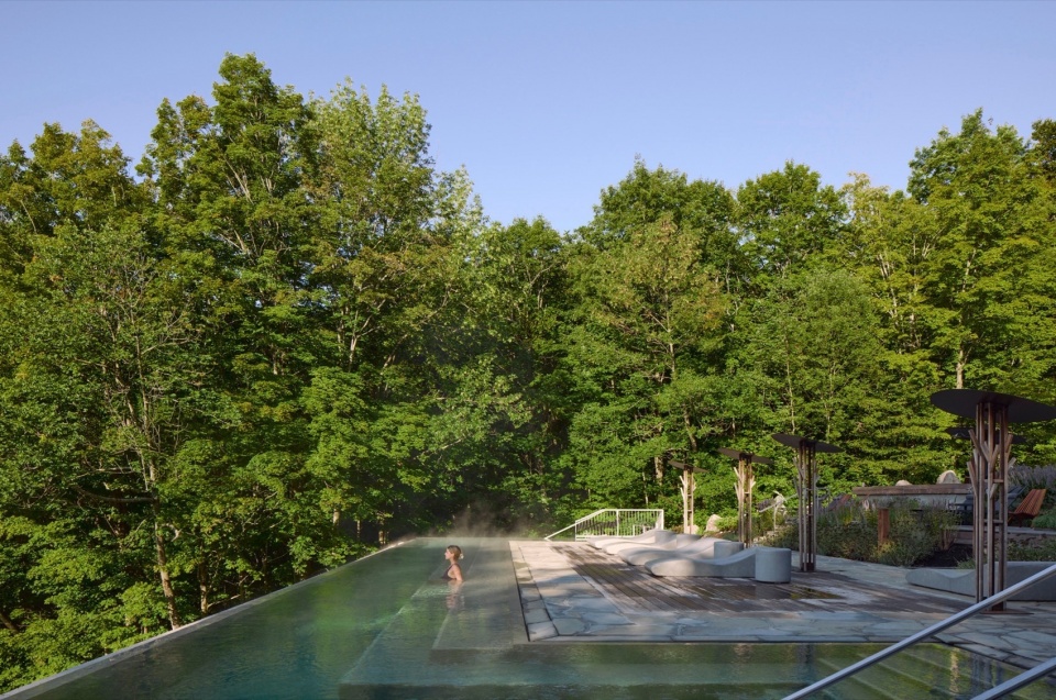 New Installations Celebrating Nature for BALNEA spa reserve thermale by MacKay Lyons Sweetapple Architects