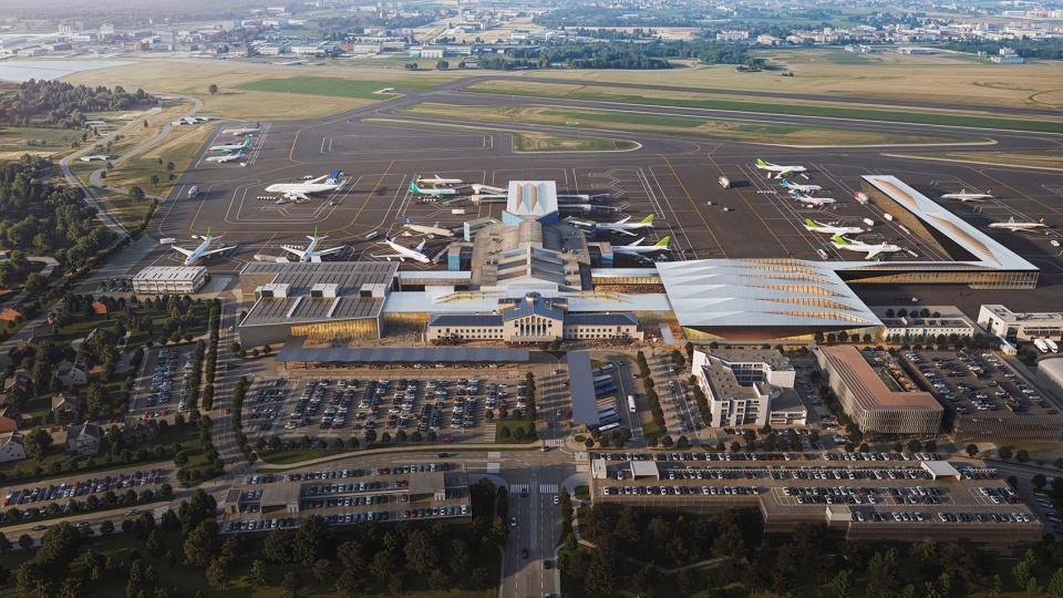 zha wins the architectural competition to design the new arrivals terminal at vilnius airport