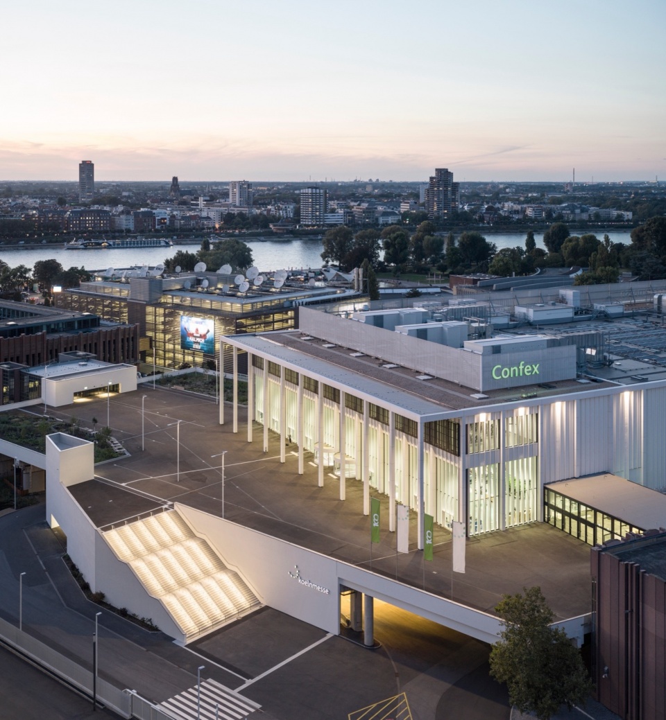Confex Koelnmesse Cologne Trade Fair by JSWD Architekten