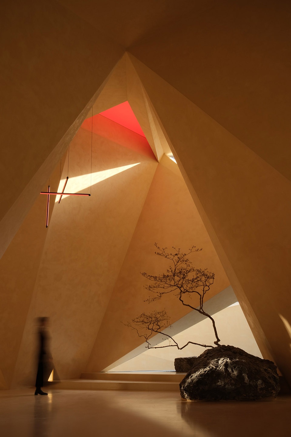 light museum fang eyewear showroom by m d design studio