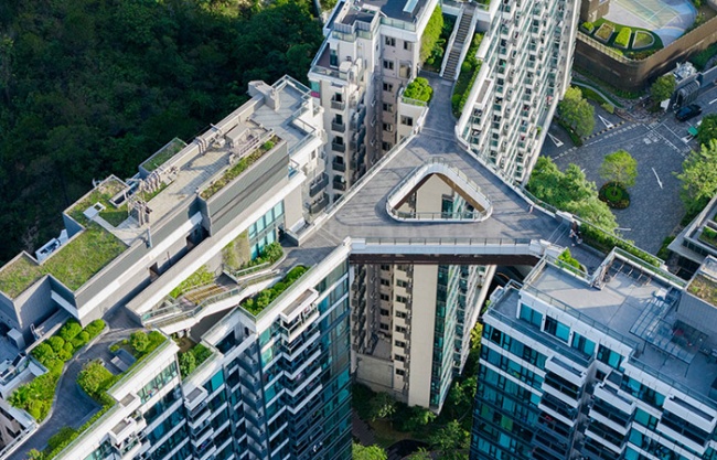 Le Pont住宅区景观，香港 / Shma Company Limited