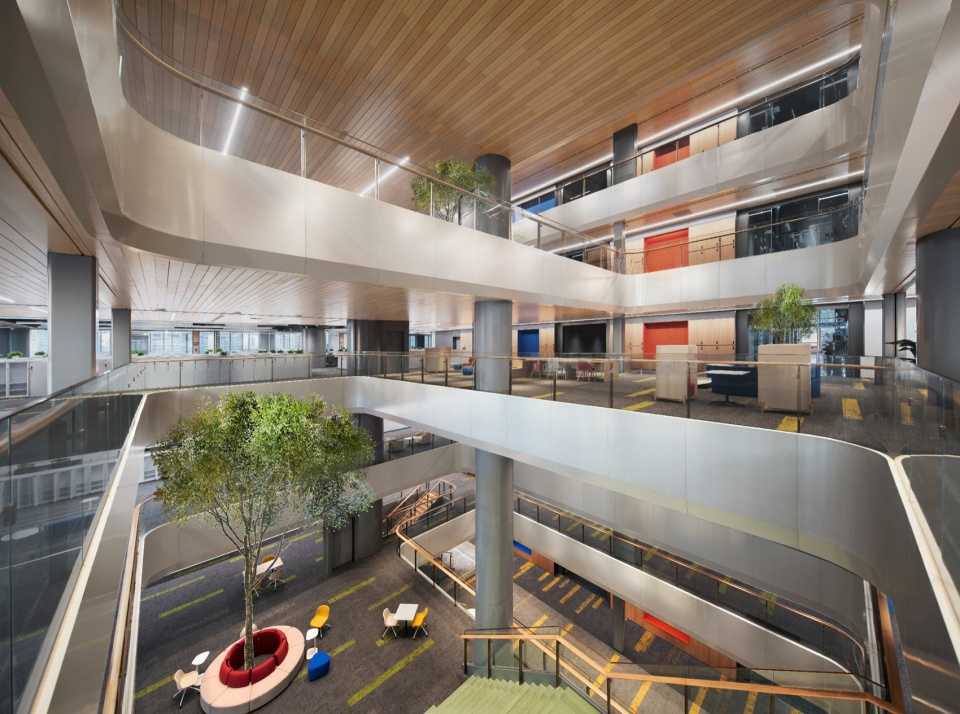 WeBank interior design