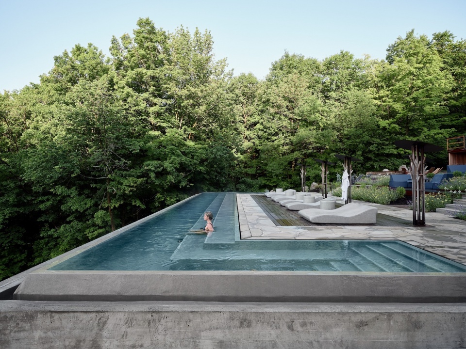 New Installations Celebrating Nature for BALNEA spa reserve thermale by MacKay Lyons Sweetapple Architects