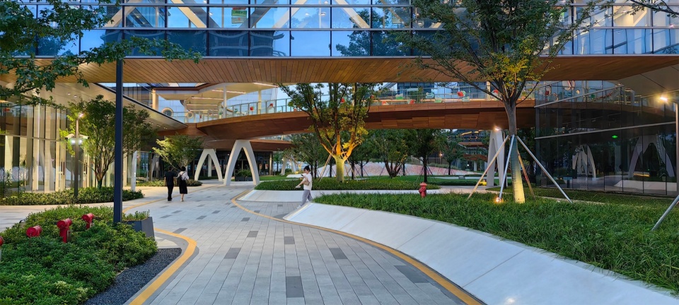 Landscape Design of Phase 1 of New Land on the South Bank of Suzhou Industrial Park by Qidi Design Group Beijing Branch Sanpeng Studio