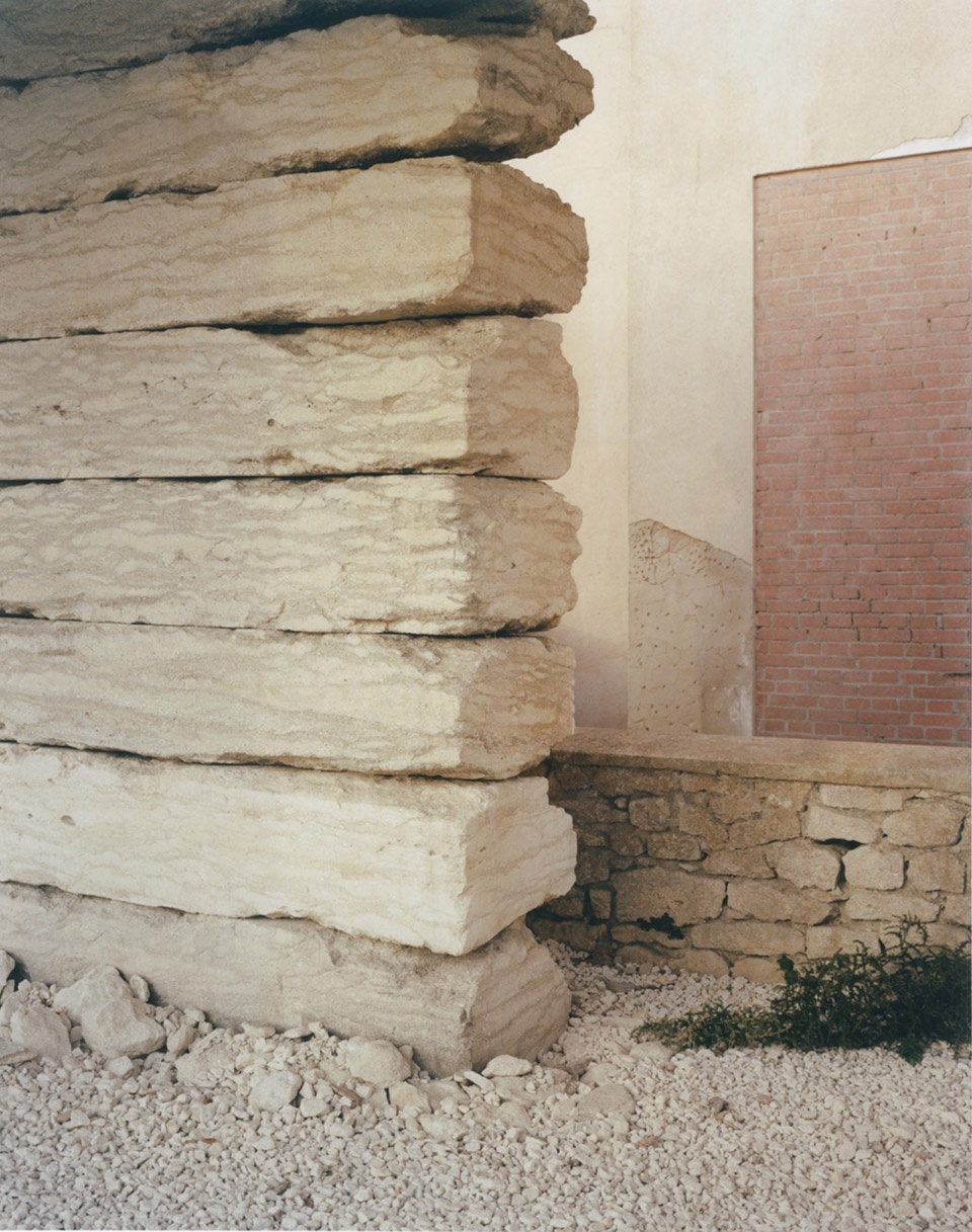 development of the entrance forecourt of the montlaur barracks in bonifacio by orma architettura