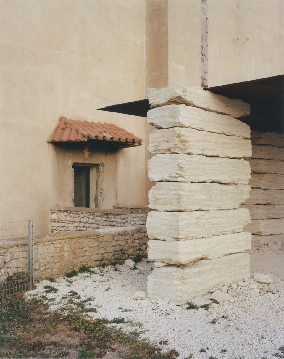 development of the entrance forecourt of the montlaur barracks in bonifacio by orma architettura