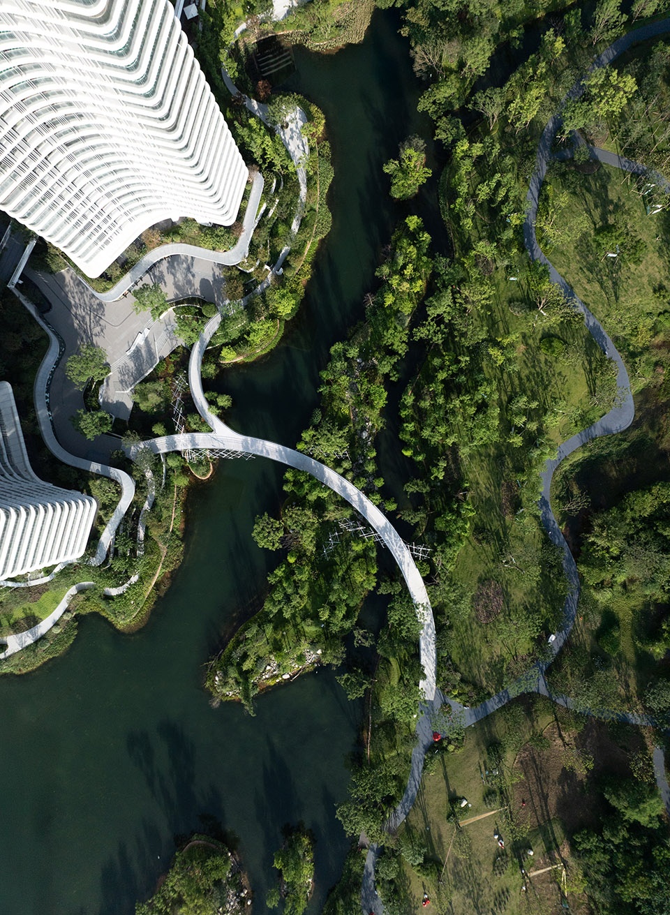 paddleboat park chengdu luxelake eco city by wtd group