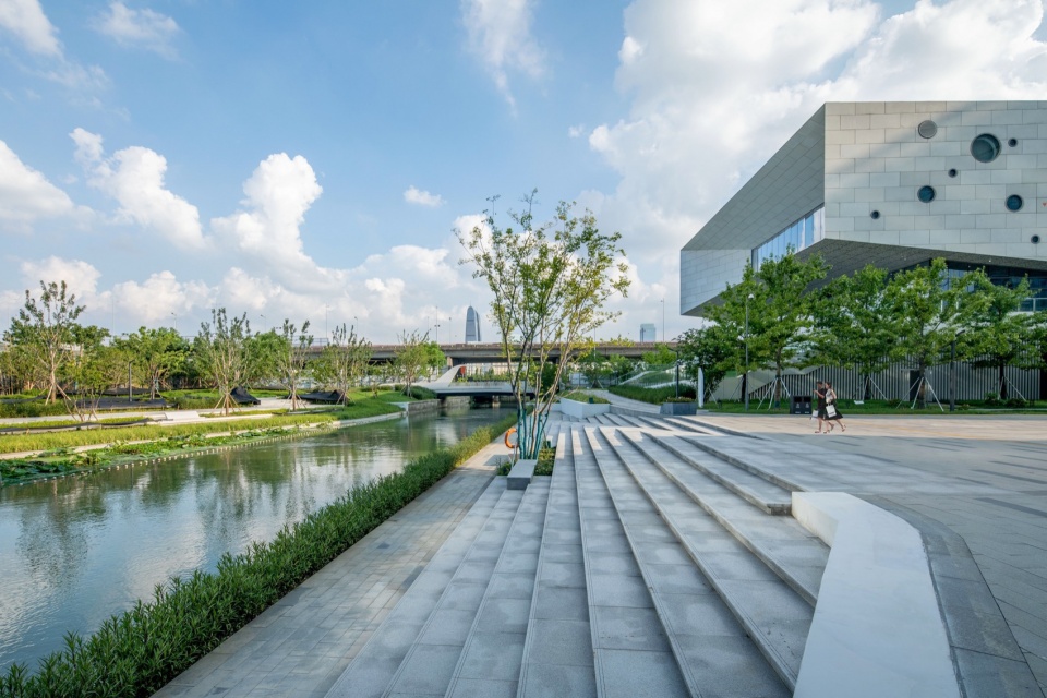 Landscape Design of Phase 1 of New Land on the South Bank of Suzhou Industrial Park by Qidi Design Group Beijing Branch Sanpeng Studio