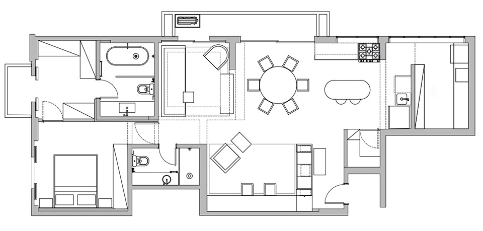 wt apartment by fj55 arquitetos