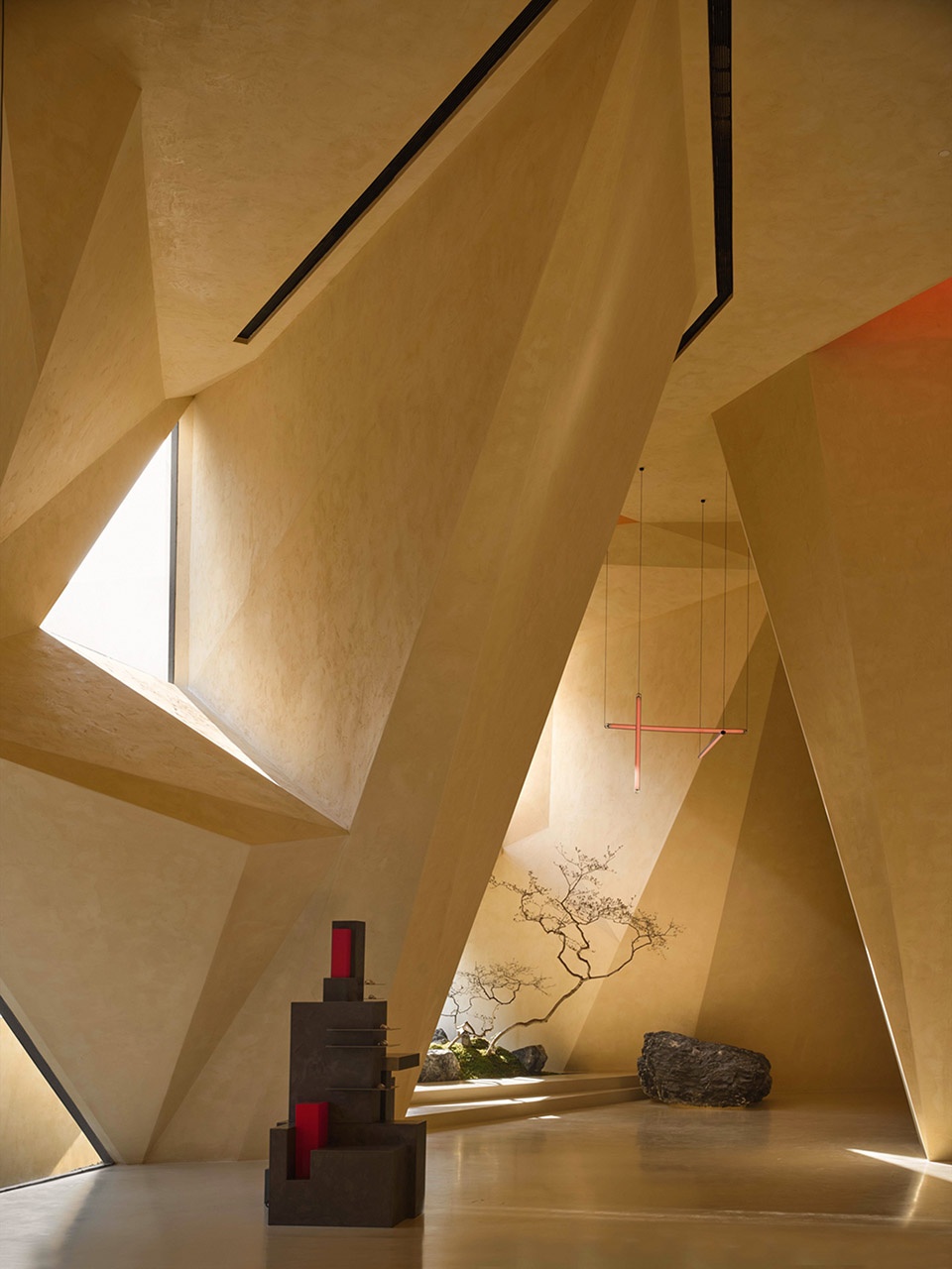 light museum fang eyewear showroom by m d design studio