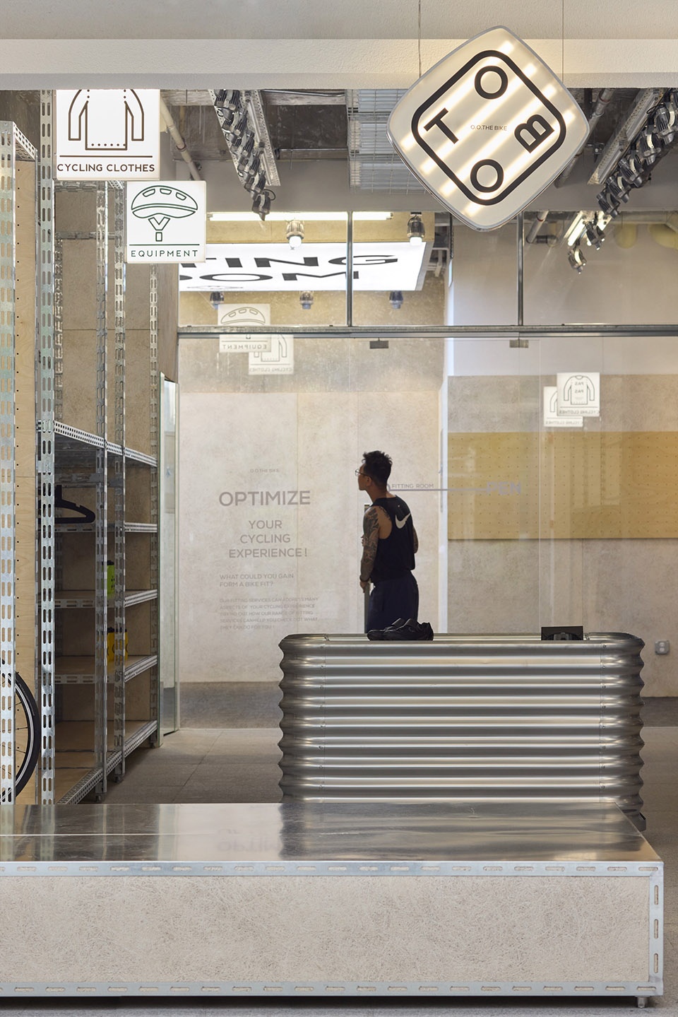 ootb cycling lifestyle space design narrative by sono studio