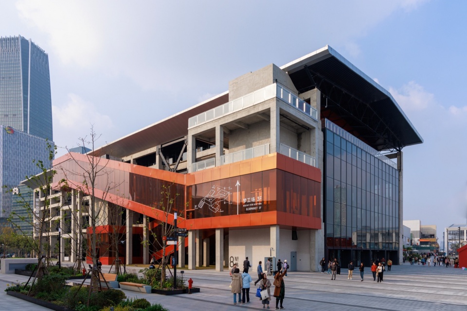 GATE M West Bund Dream Center by MVRDV t0o