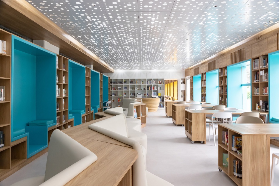 antonio raimondi college library by territorial