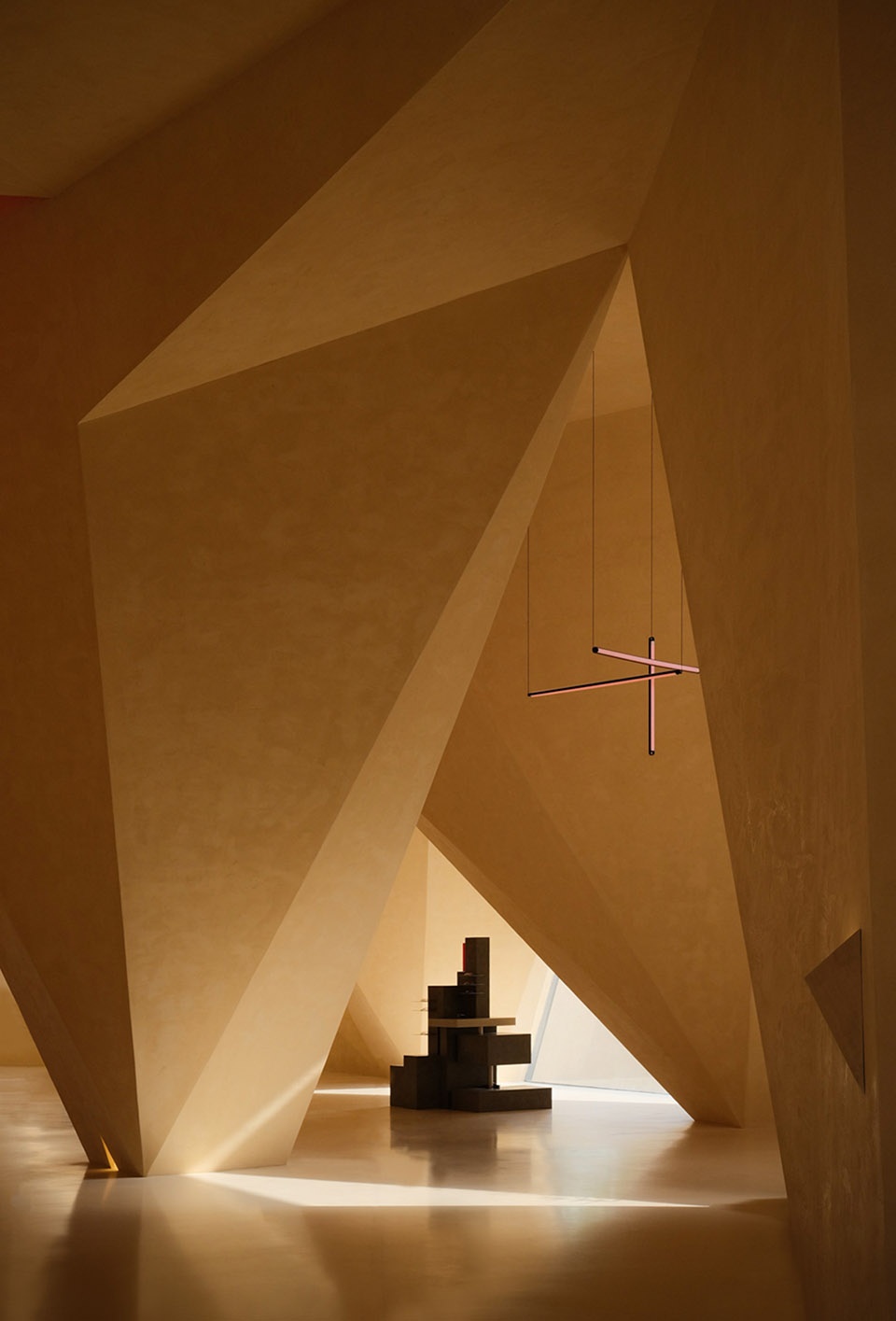 light museum fang eyewear showroom by m d design studio
