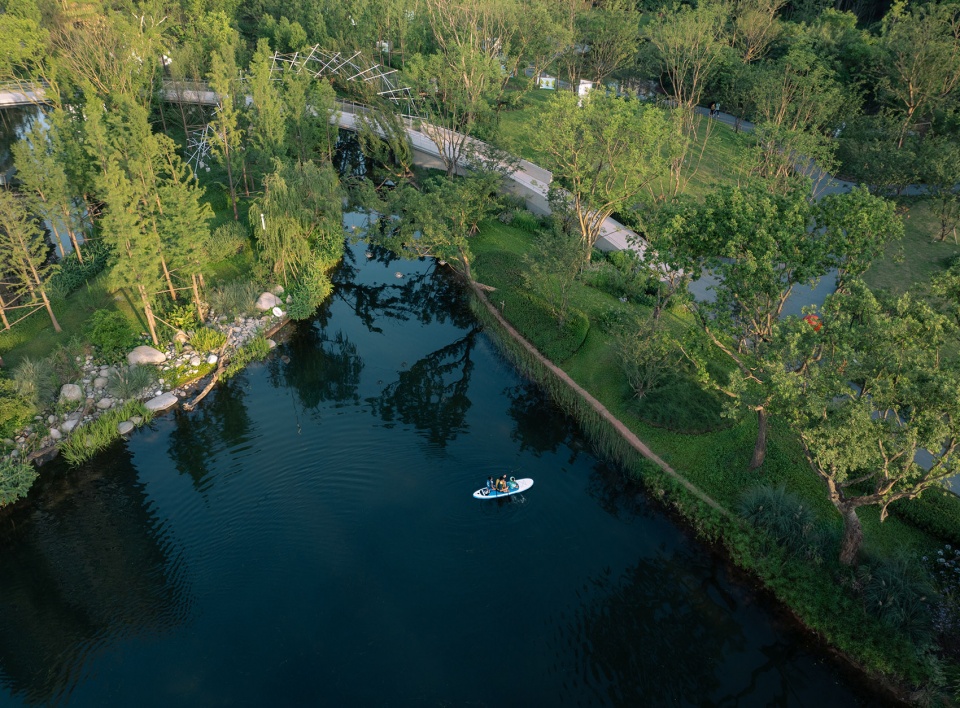 paddleboat park chengdu luxelake eco city by wtd group