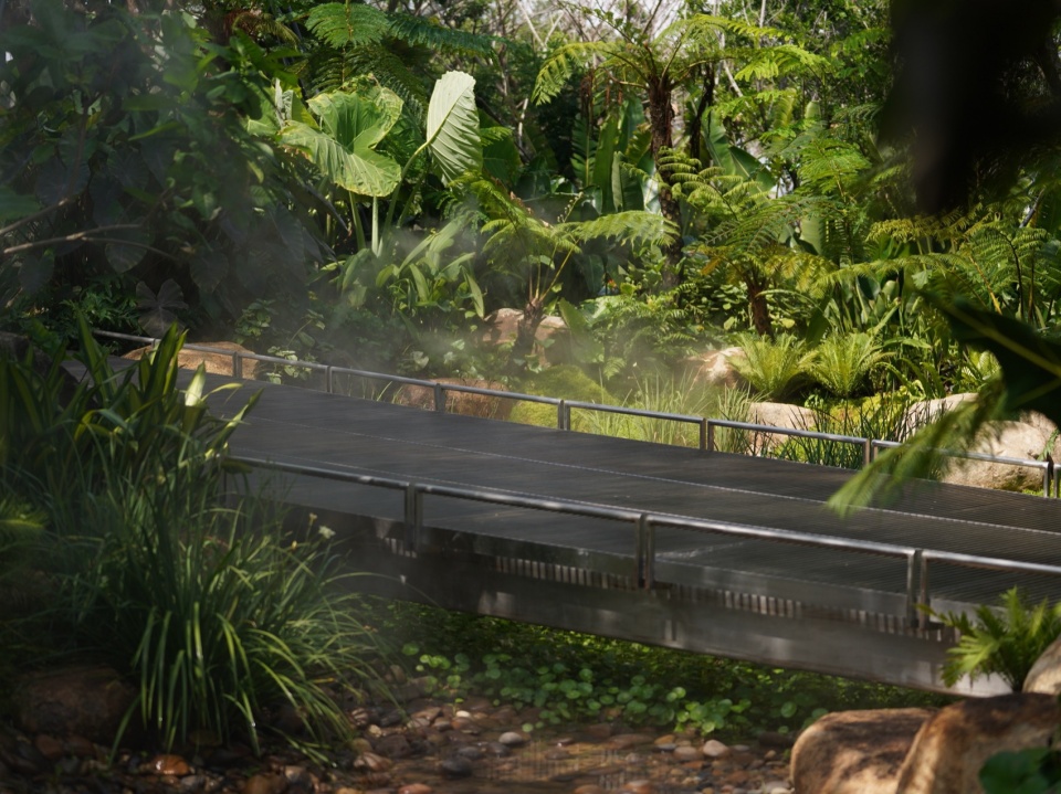 Ecological Construction of the Broad leaved Shallow Stream Section in Sanya Haitang River Ecological Park by LOLA Landscape Architecture...