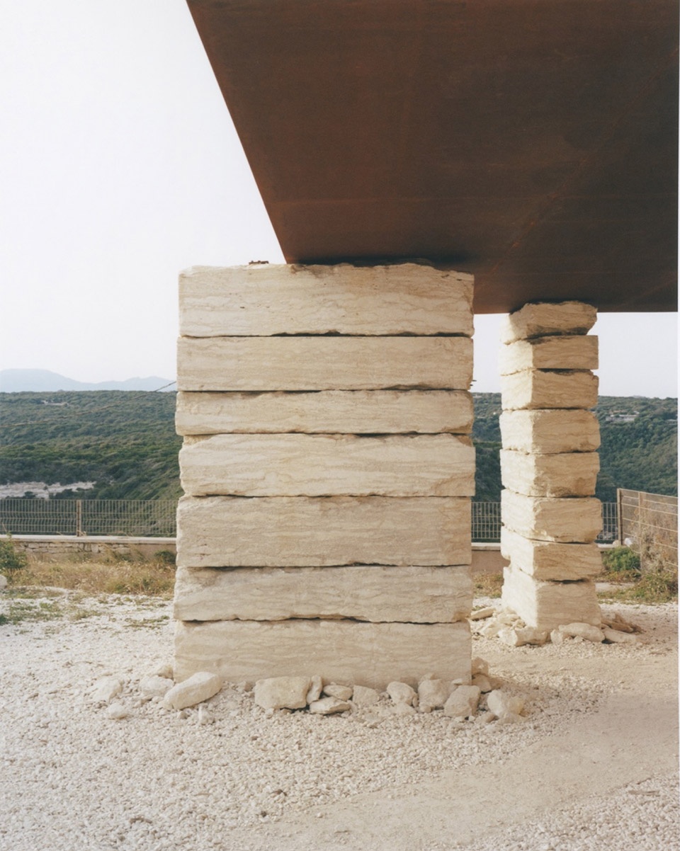 development of the entrance forecourt of the montlaur barracks in bonifacio by orma architettura