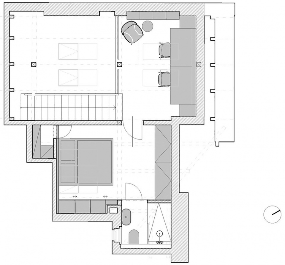 Arbes Square Apartment by Formafatal