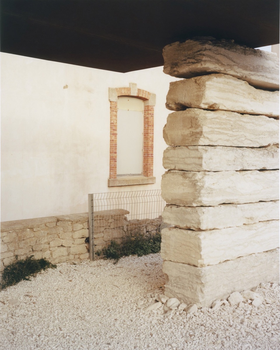 development of the entrance forecourt of the montlaur barracks in bonifacio by orma architettura