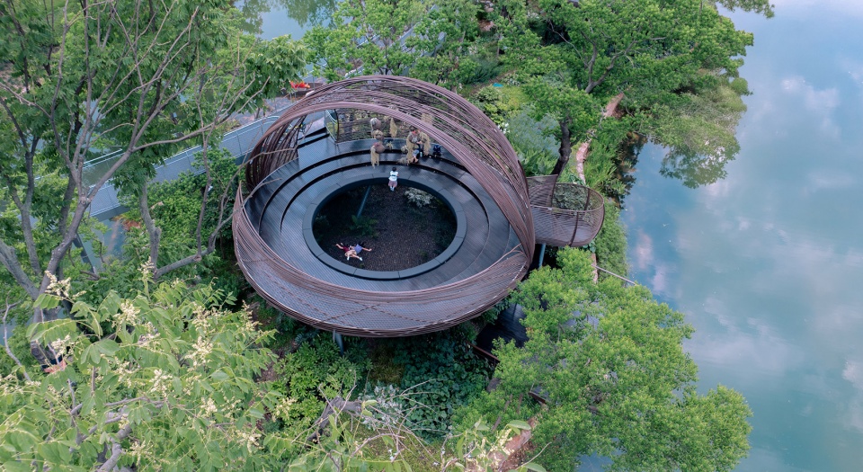 paddleboat park chengdu luxelake eco city by wtd group