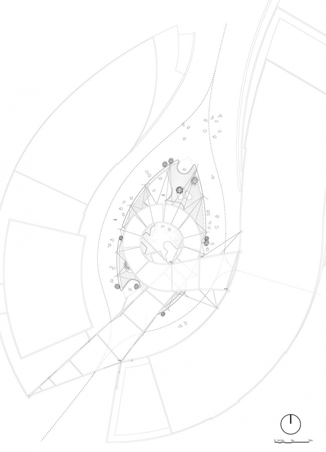 the floating courtyard by deep original lab