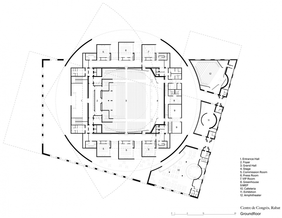 Centre de Congres Rabat by Bofill Taller de Arquitectura