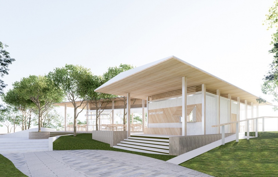 WX Building Design on CPI Island Luhu Lake by Palimpsest
