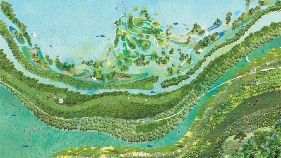 Landscape Design of Haitang River Ecological Park Phase II by LOLA Landscape Architects
