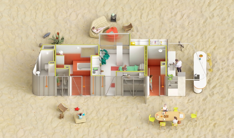 MODULO HABITAT MEII ESTUDIO