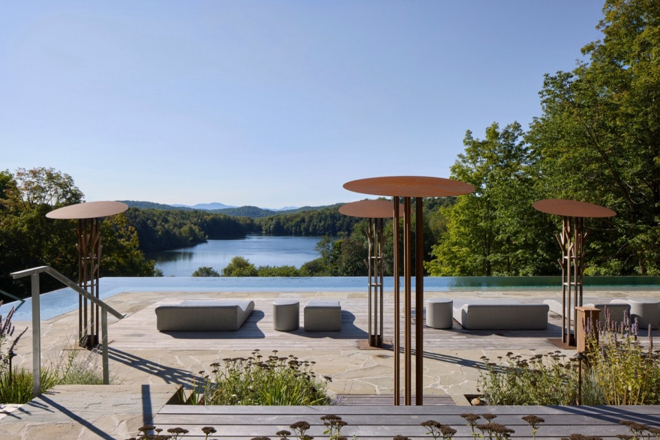 New Installations Celebrating Nature for BALNEA spa reserve thermale by MacKay Lyons Sweetapple Architects
