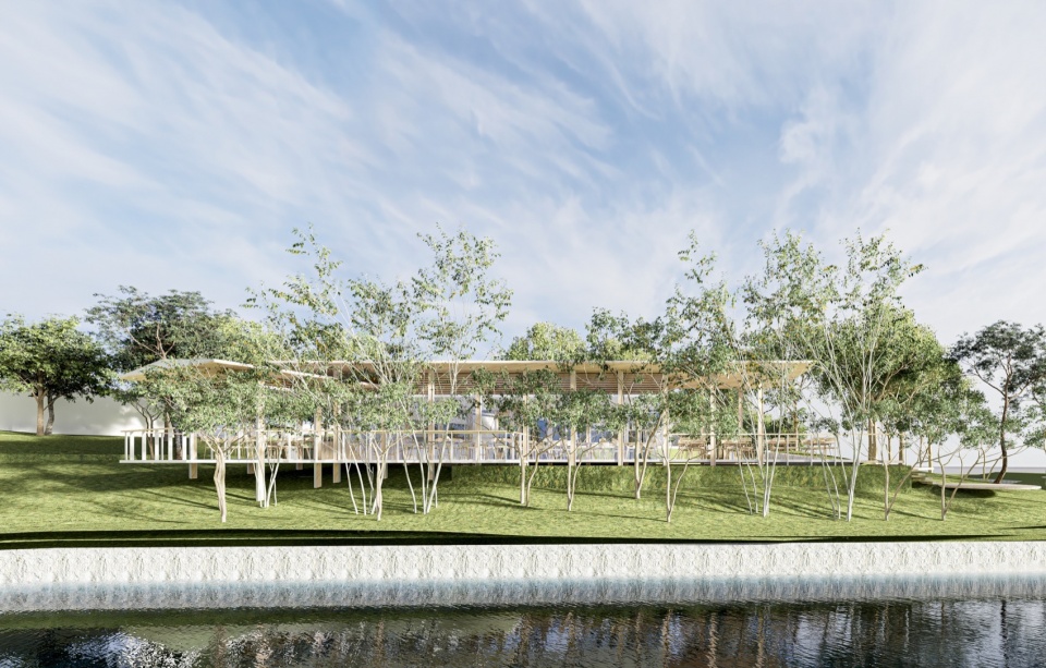 WX Building Design on CPI Island Luhu Lake by Palimpsest