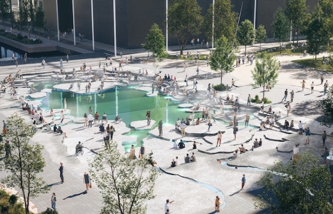 BIG TO TRANSFORM ØRESTAD’S URBAN SPACES INTO A UNIFIED LANDSCAPE OF LIGHT, WATER AND LIFE