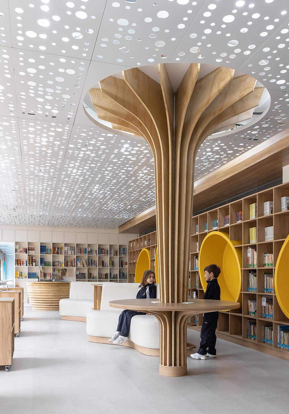antonio raimondi college library by territorial