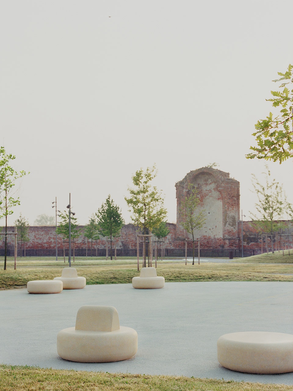 green kilometer new equipped urban park by ghisellini architetti