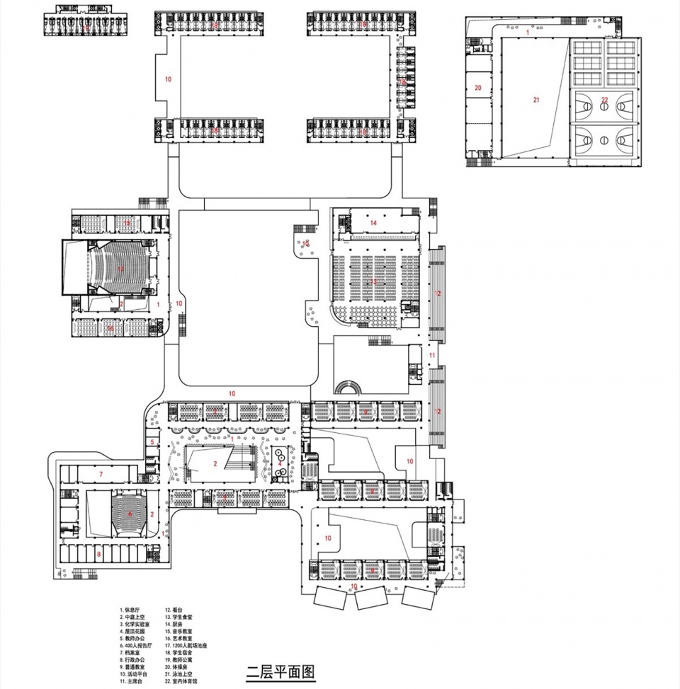 Wanshan Lake Campus of Tianyi Middle School by TJAD