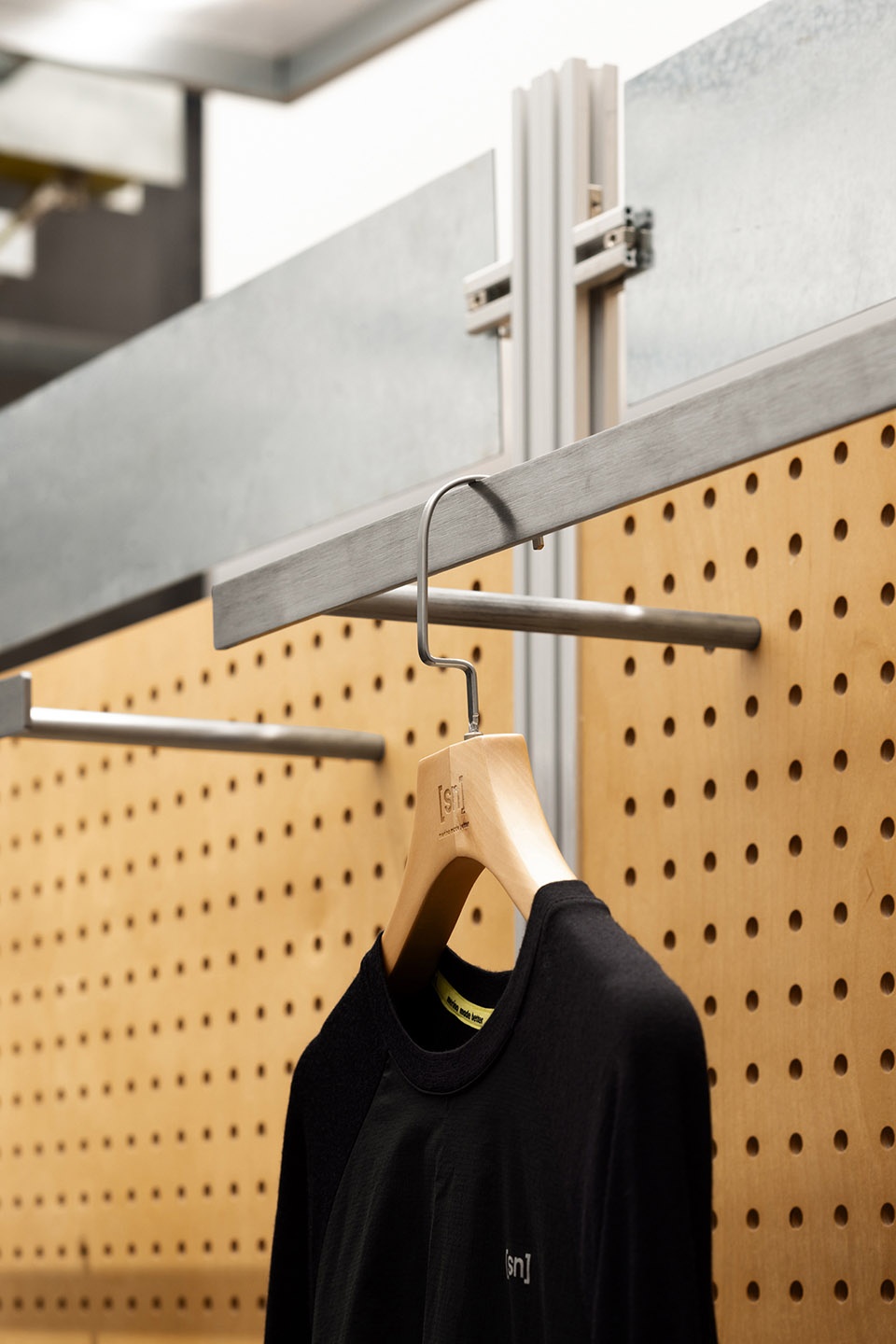 swiss outdoor apparel brand showroon hq by aam architects