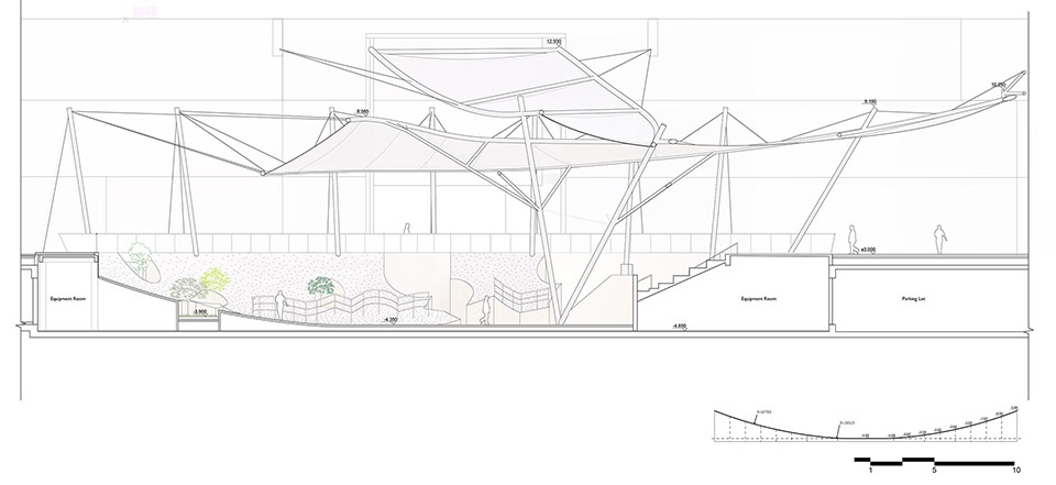 the floating courtyard by deep original lab
