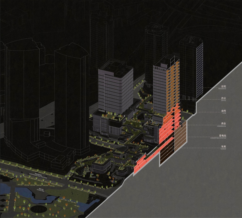 Guanyinqiao CBD West Expansion by GOA