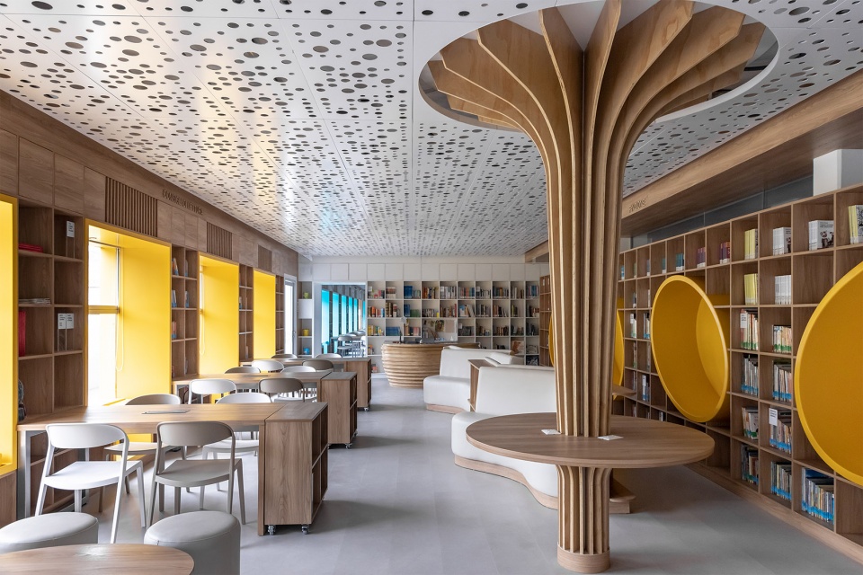antonio raimondi college library by territorial