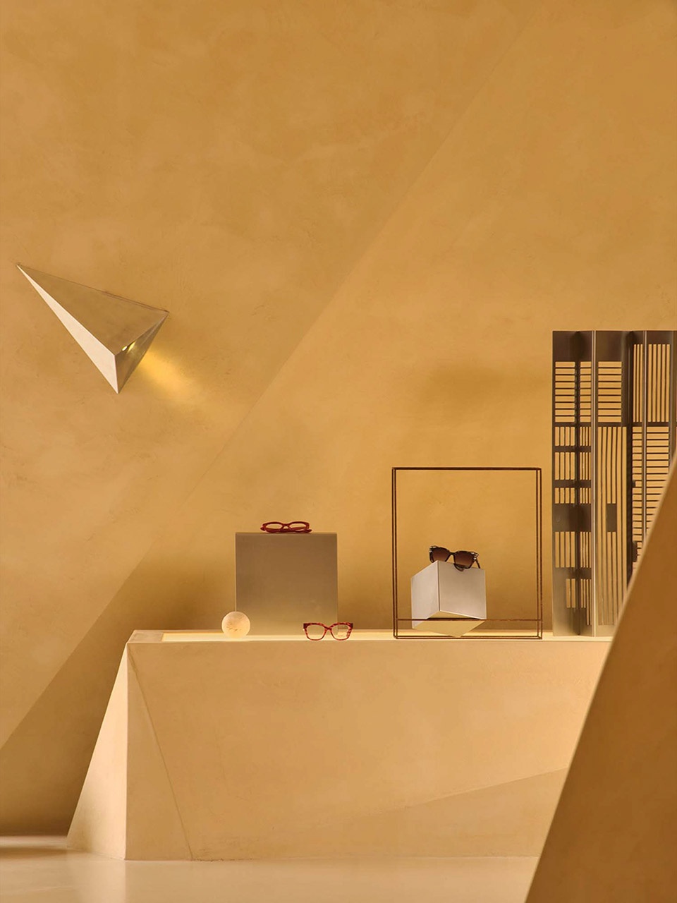 light museum fang eyewear showroom by m d design studio