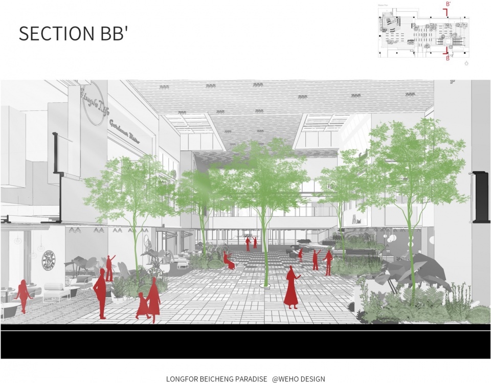 Indoor Landscape Design at Longfor Paradise Walk