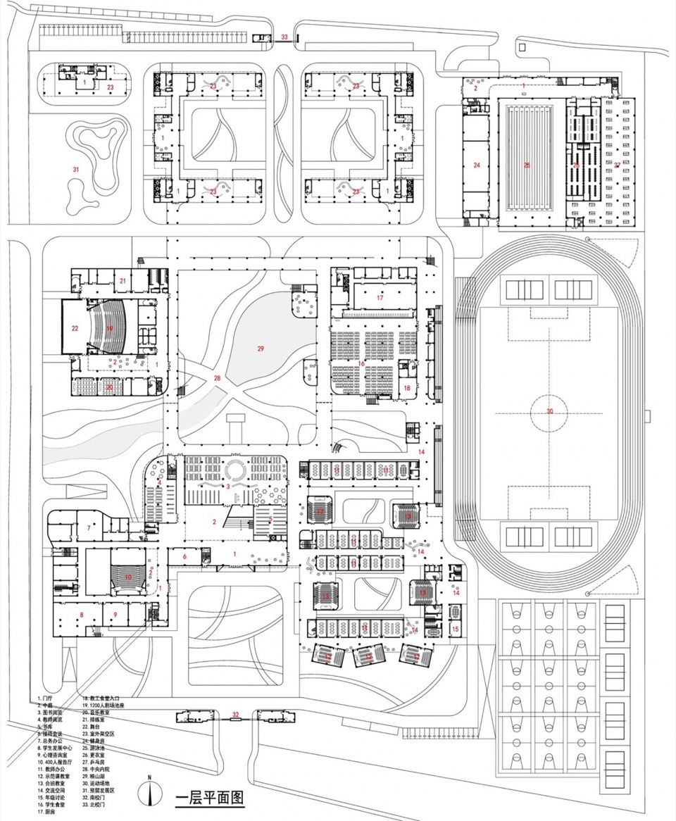 Wanshan Lake Campus of Tianyi Middle School by TJAD